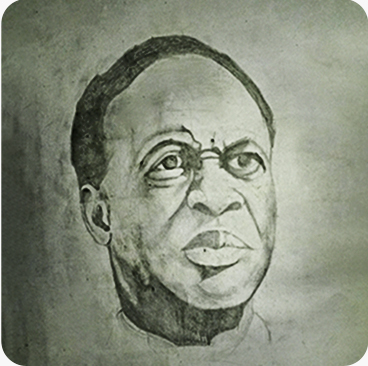 A pencil graphite shaded work