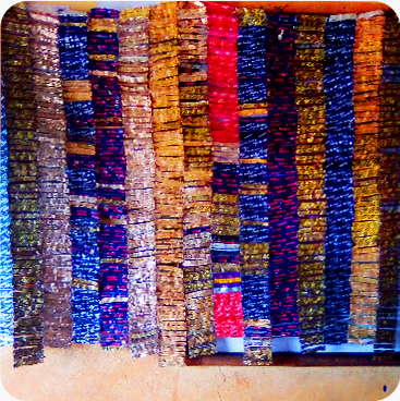 Bottle tops wall hanging
