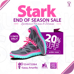 A flyer ad for Spark sports wear