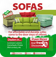 A poster for sofa sale